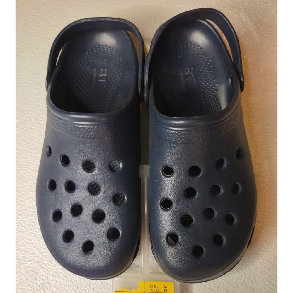 BT By BareTraps Unisex Alex Navy Clogs Size X-Large Men (9/10) Women (11/12) NWT